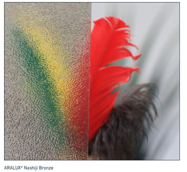 ARALUX® Bronze Nashiji Pattern Glass